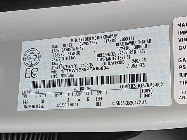 Certified 2023 Ford F150 Tremor AWD/4WD image 36