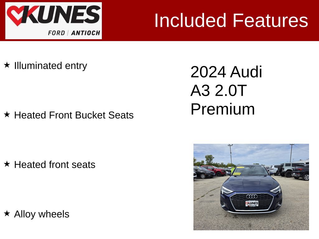 Used 2024 Audi A3 2.0T Premium FWD image 4