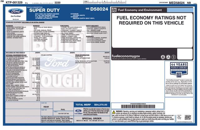Certified 2021 Ford F550 4x4 SuperCab Super Duty image 7