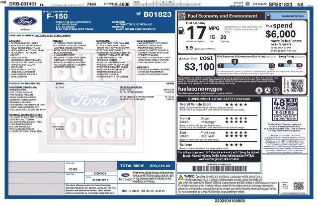 Certified 2025 Ford F150 Tremor w/ Equipment Group 402A High AWD/4WD image 7