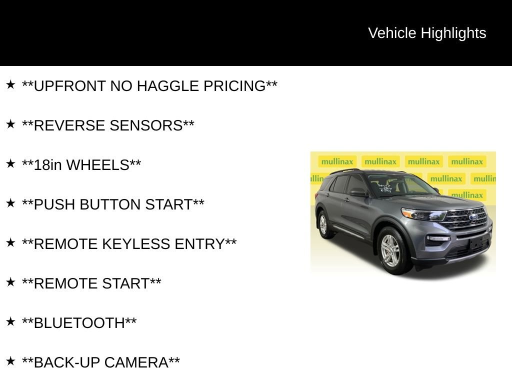 Certified 2021 Ford Explorer XLT w/ Equipment Group 202A image 12