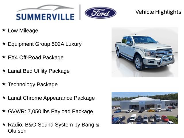 Certified 2020 Ford F150 Lariat w/ Equipment Group 502A Luxury AWD/4WD image 2