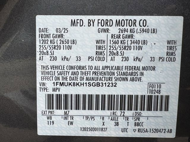 Certified 2025 Ford Explorer ST-Line image 38