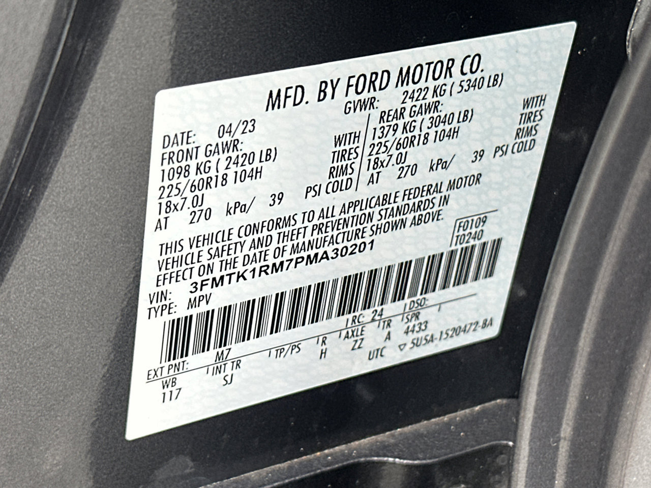 Certified 2023 Ford Mustang Mach-E Select RWD image 35