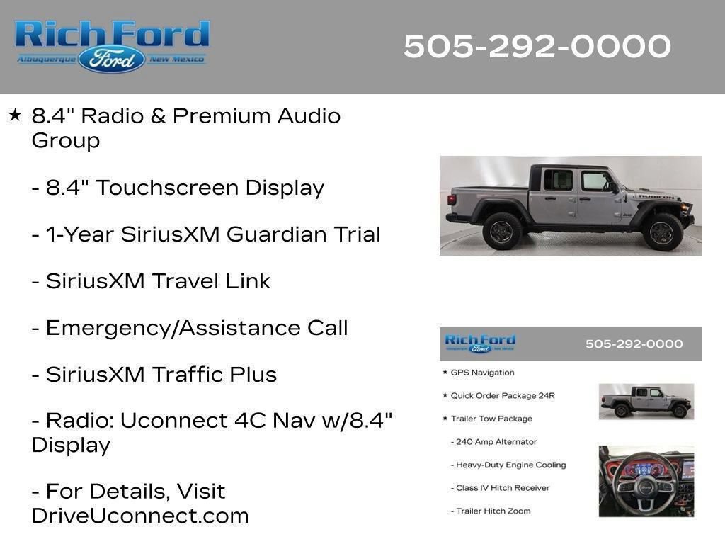 Used 2021 Jeep Gladiator Rubicon AWD/4WD image 46
