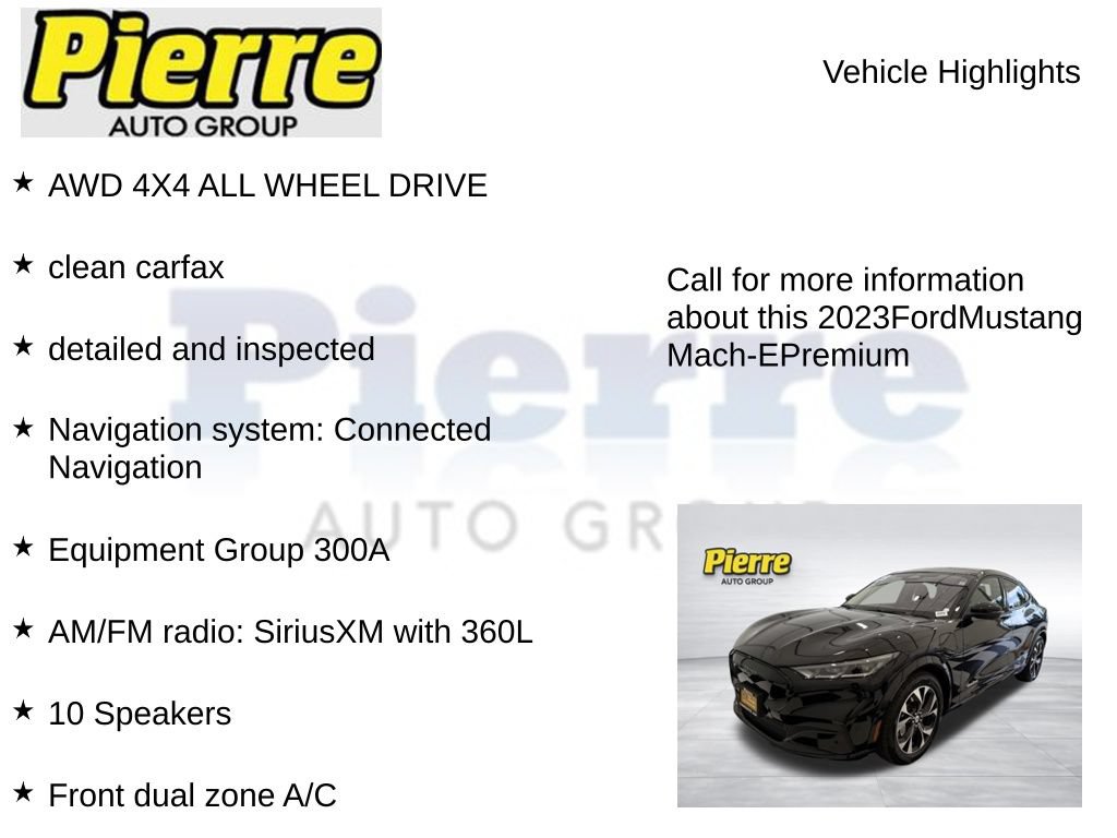 Certified 2023 Ford Mustang Mach-E Premium AWD/4WD image 7