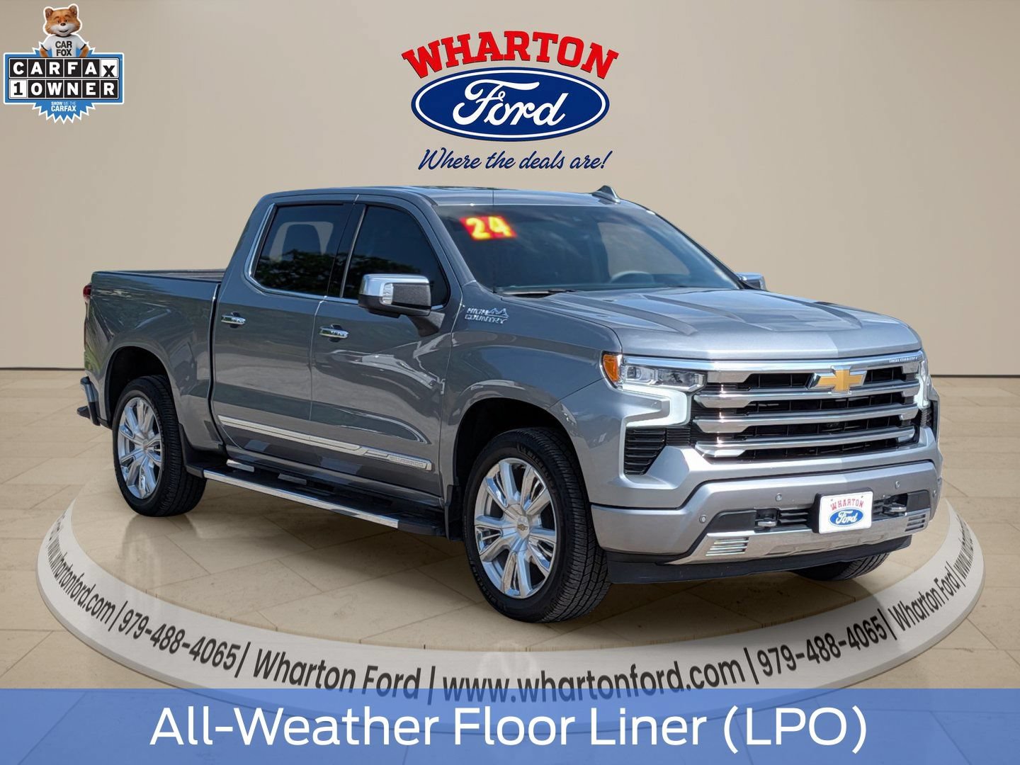 Used 2024 Chevrolet Silverado 1500 High Country w/ High Country Premium Package AWD/4WD image 9