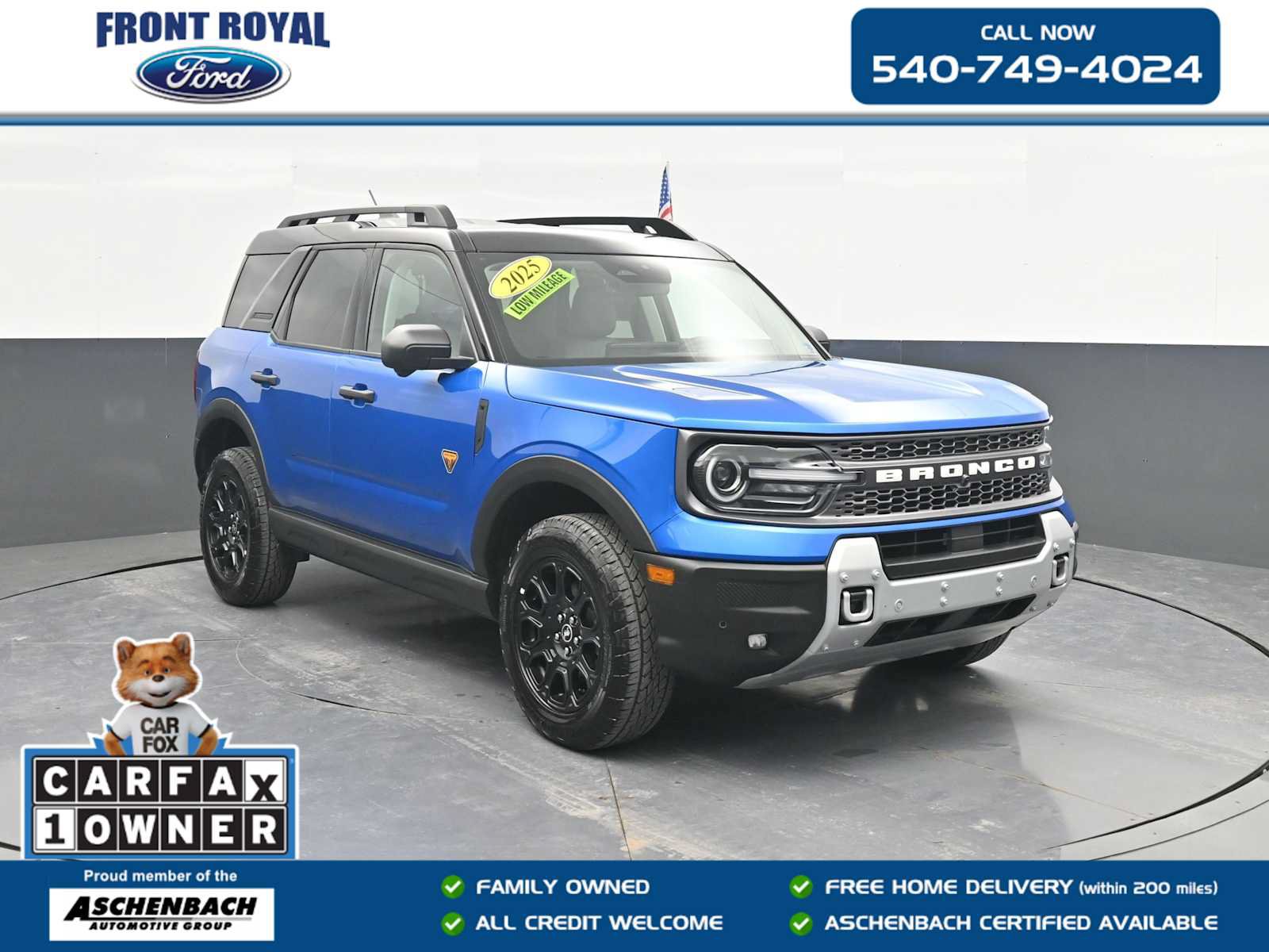 Certified 2025 Ford Bronco Sport Badlands