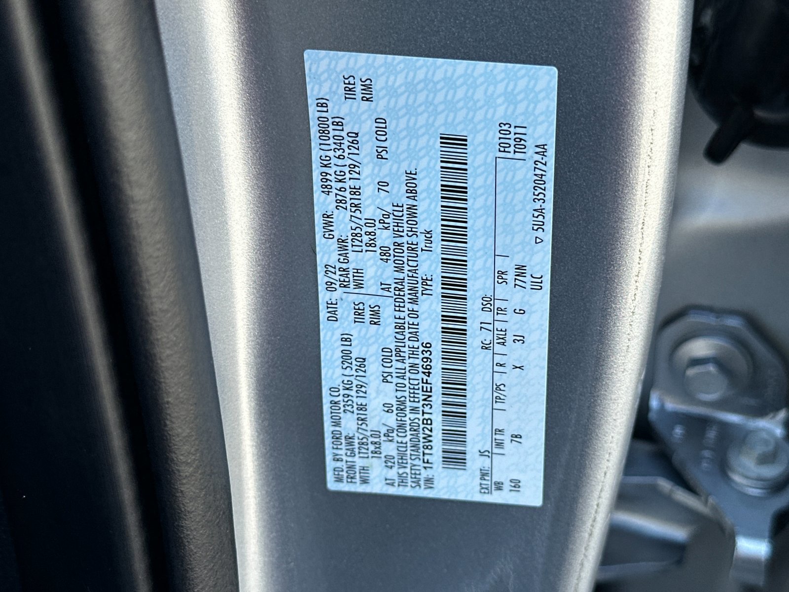 Certified 2022 Ford F250 Platinum w/ Tremor Off-Road Package image 28