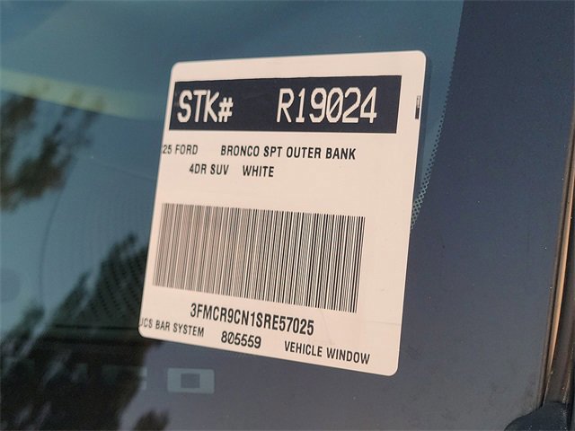 Certified 2025 Ford Bronco Sport Outer Banks w/ Outer Banks Tech Package+ image 31