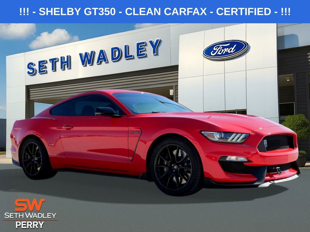 Certified 2020 Ford Mustang Shelby GT350 w/ Technology Package RWD image 1