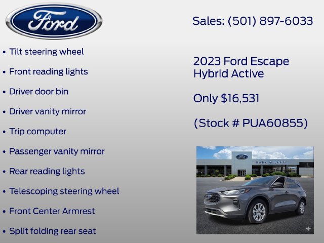 Certified 2023 Ford Escape Active FWD image 37