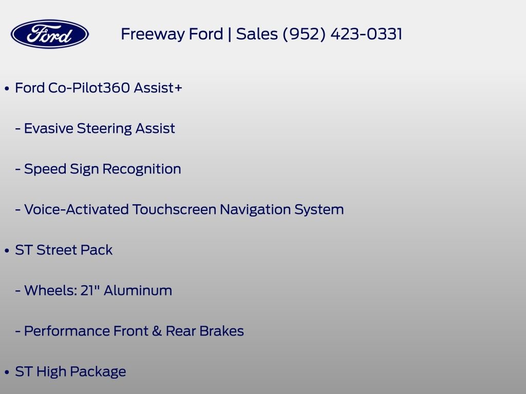 Certified 2024 Ford Explorer ST w/ Equipment Group 401A AWD/4WD image 13