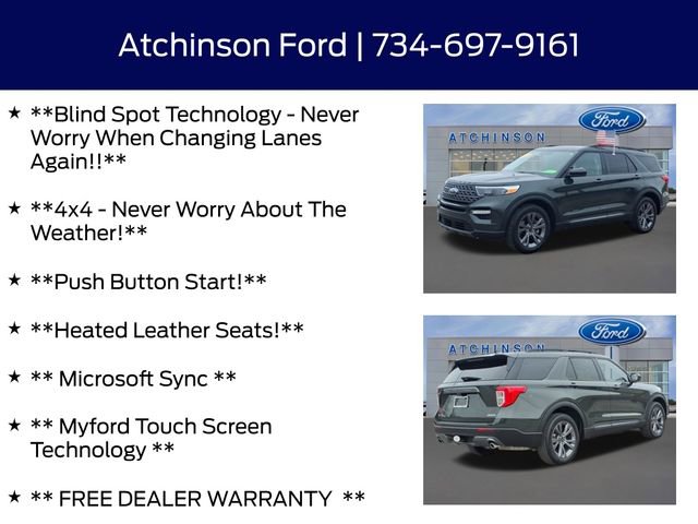 Certified 2023 Ford Explorer XLT w/ Equipment Group 202A image 9
