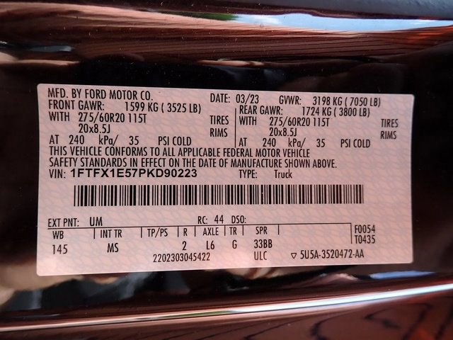 Certified 2023 Ford F150 XLT w/ Equipment Group 302A High AWD/4WD image 14