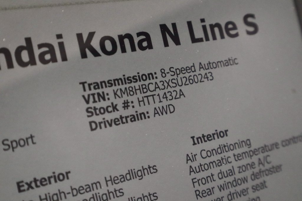 Used 2025 Hyundai Kona N Line S AWD/4WD image 35