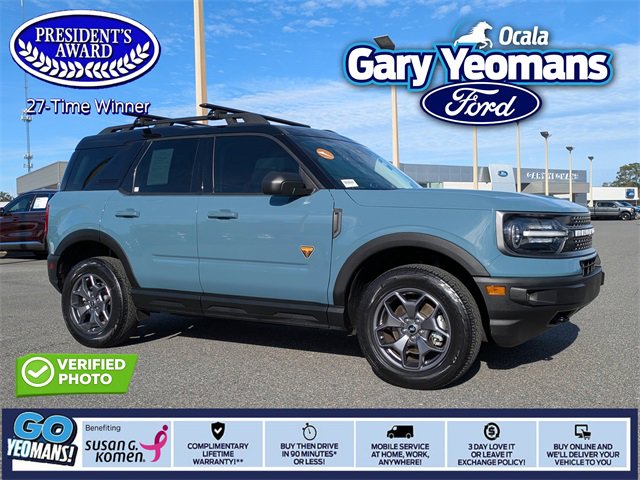 Certified 2022 Ford Bronco Sport Badlands w/ Premium Package image 1