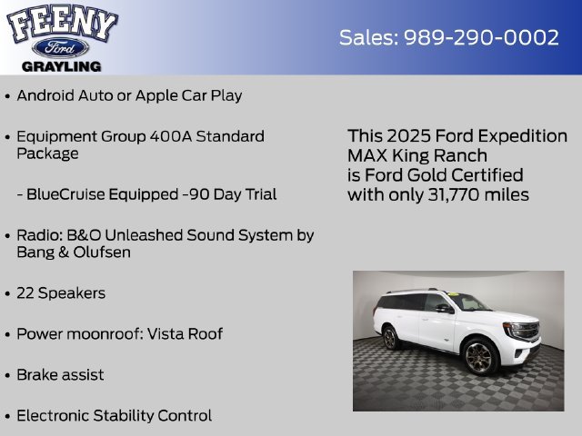 Certified 2025 Ford Expedition Max King Ranch AWD/4WD image 8