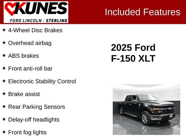 Certified 2025 Ford F150 XLT w/ Equipment Group 301A Standard AWD/4WD image 3