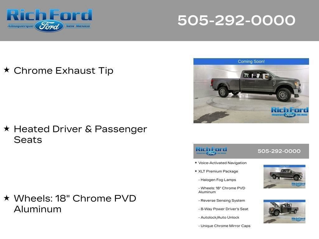 Certified 2021 Ford F250 XLT w/ XLT Premium Package AWD/4WD image 48
