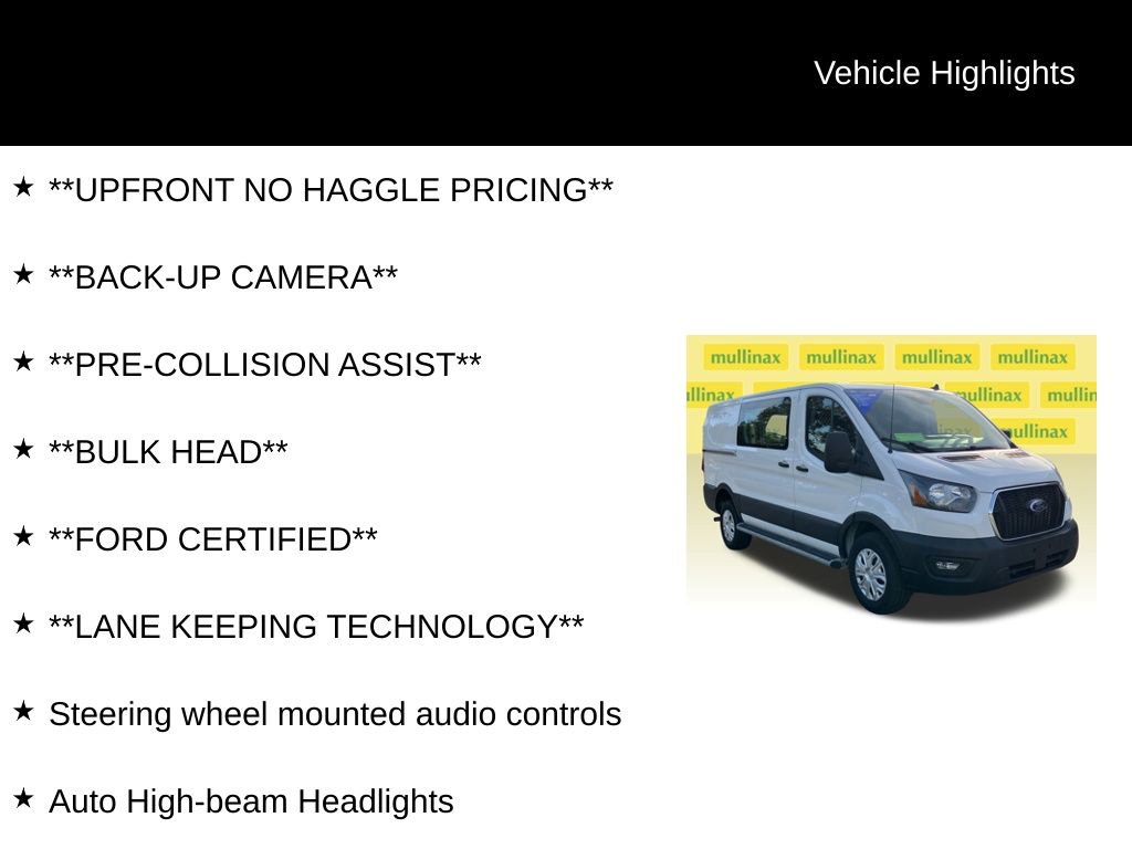 Certified 2024 Ford Transit 250 Low Roof w/ Exterior Upgrade Package image 12