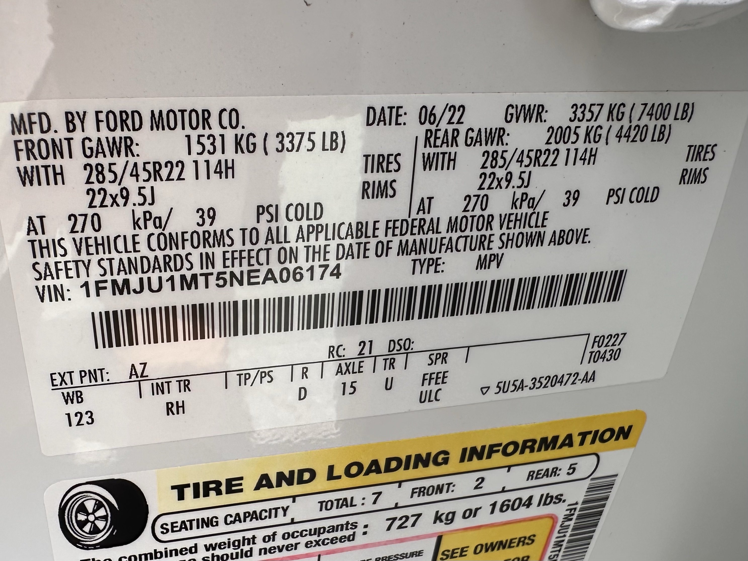 Certified 2022 Ford Expedition Platinum AWD/4WD image 33