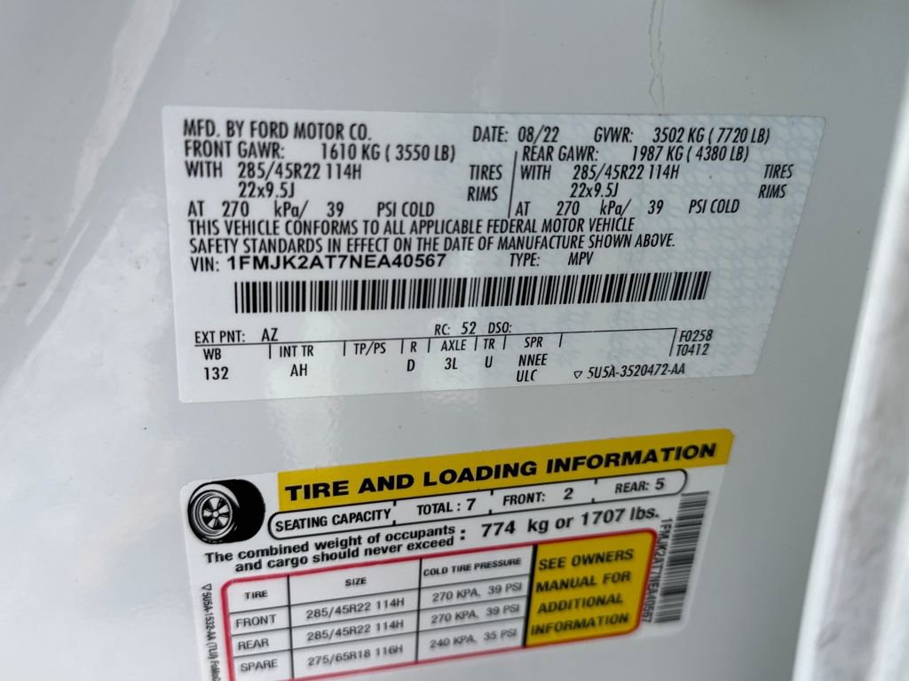 Certified 2022 Ford Expedition Max Limited image 19