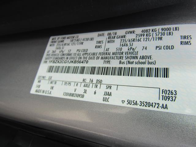 Certified 2018 Ford Transit 350 XL RWD image 21