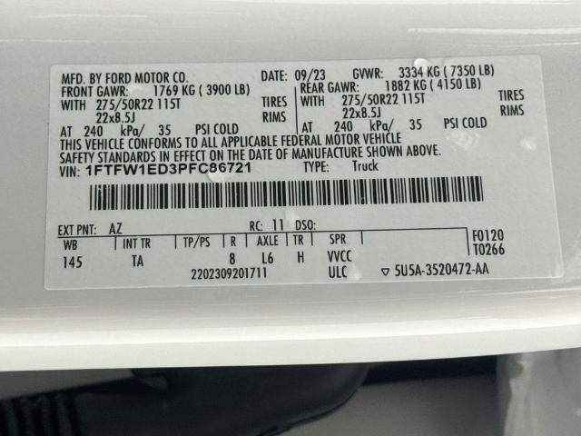 Certified 2023 Ford F150 Limited AWD/4WD image 35