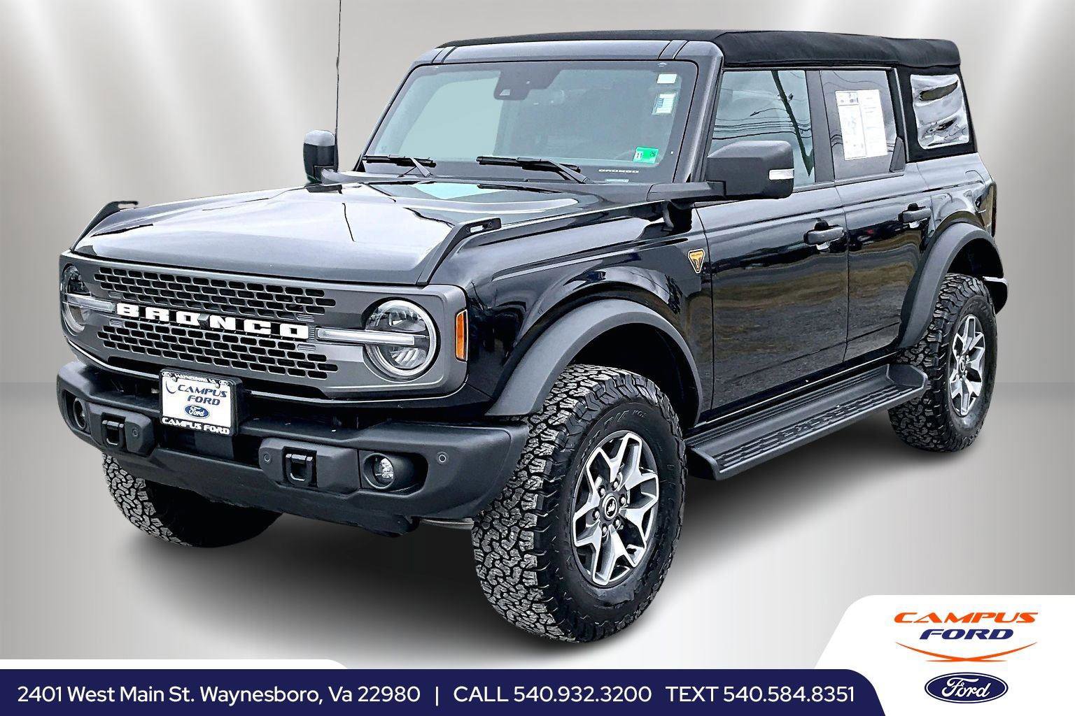 Certified 2023 Ford Bronco Badlands AWD/4WD image 1