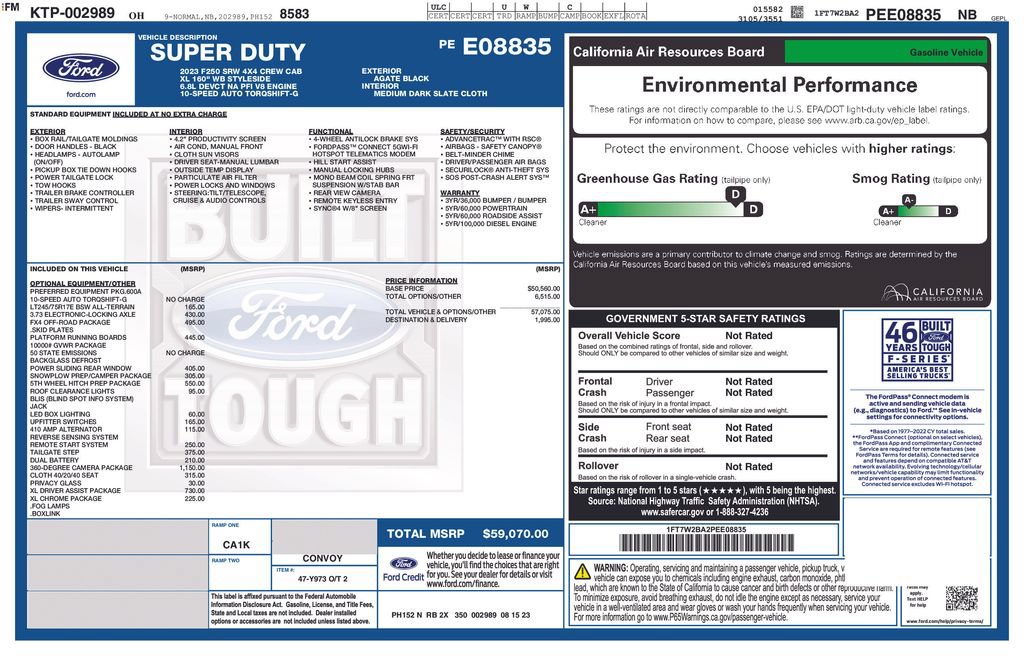 Certified 2023 Ford F250 XL w/ 360-Degree Camera Package AWD/4WD image 29