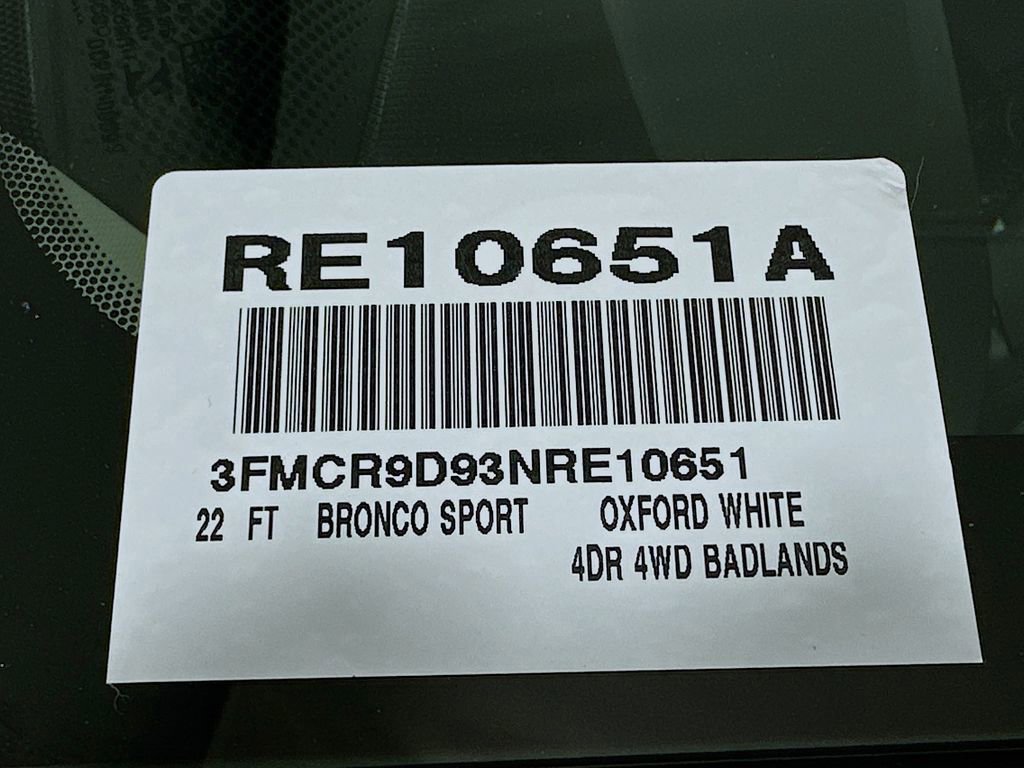 Certified 2022 Ford Bronco Sport Badlands AWD/4WD image 22