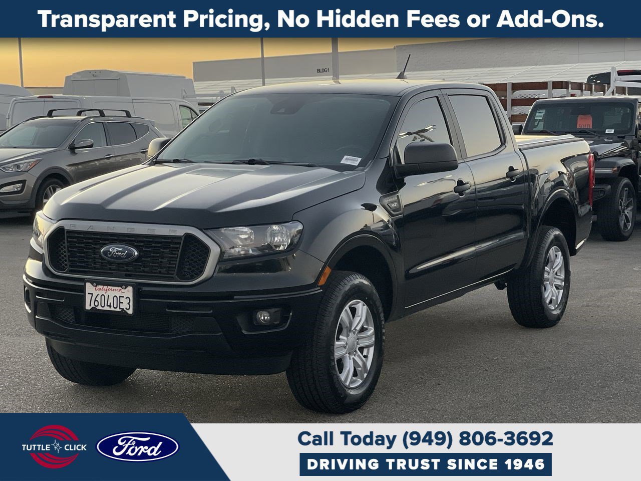 Certified 2021 Ford Ranger XLT w/ Trailer Tow Package
