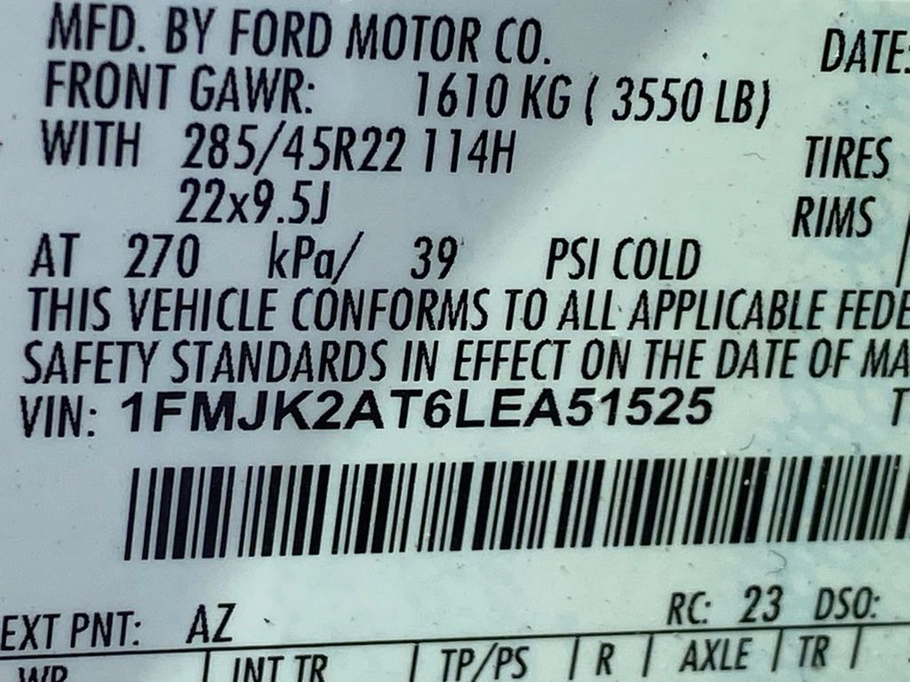 Certified 2020 Ford Expedition Max Limited w/ Equipment Group 302A AWD/4WD image 32