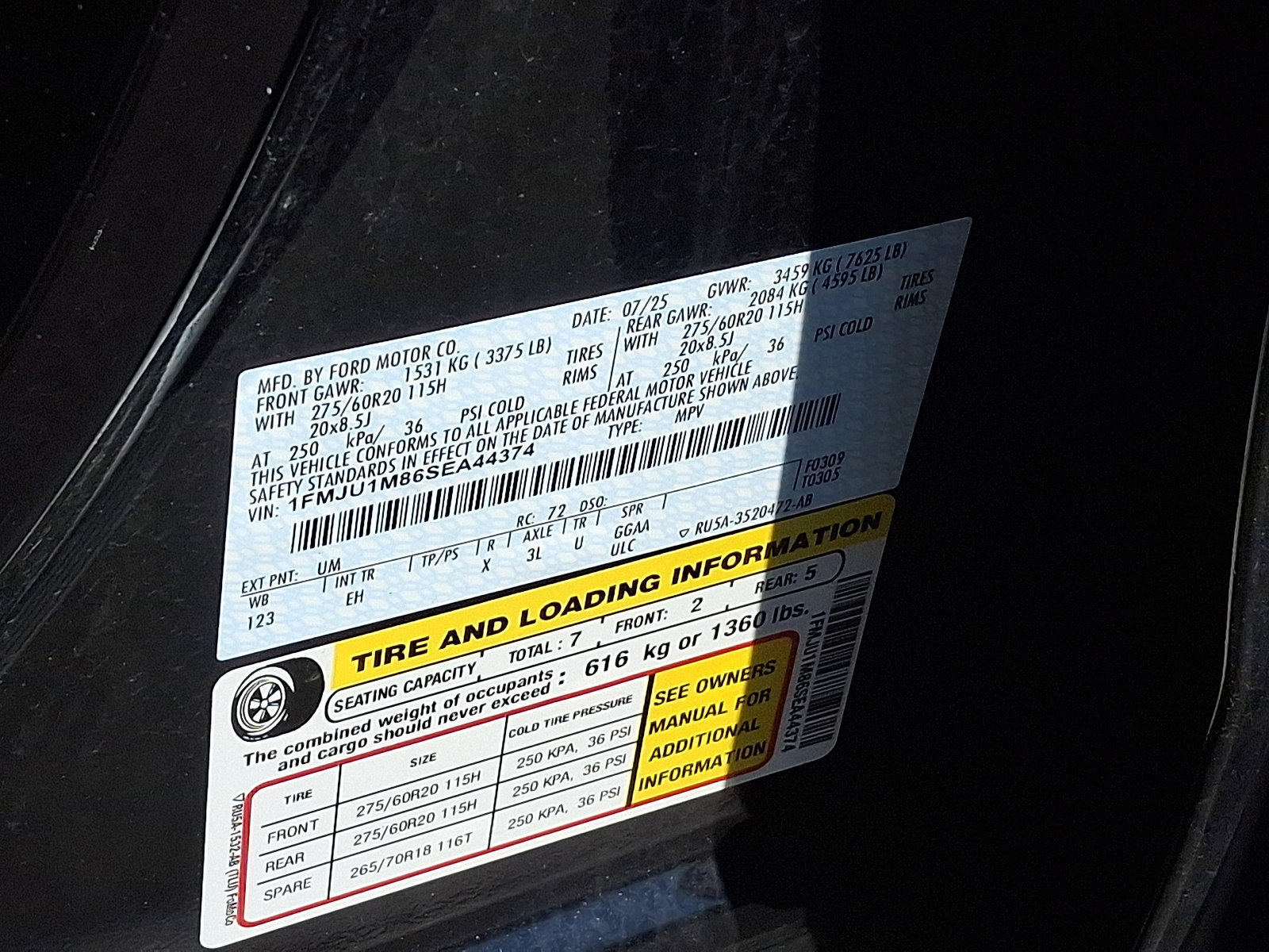 Certified 2025 Ford Expedition Platinum AWD/4WD image 29