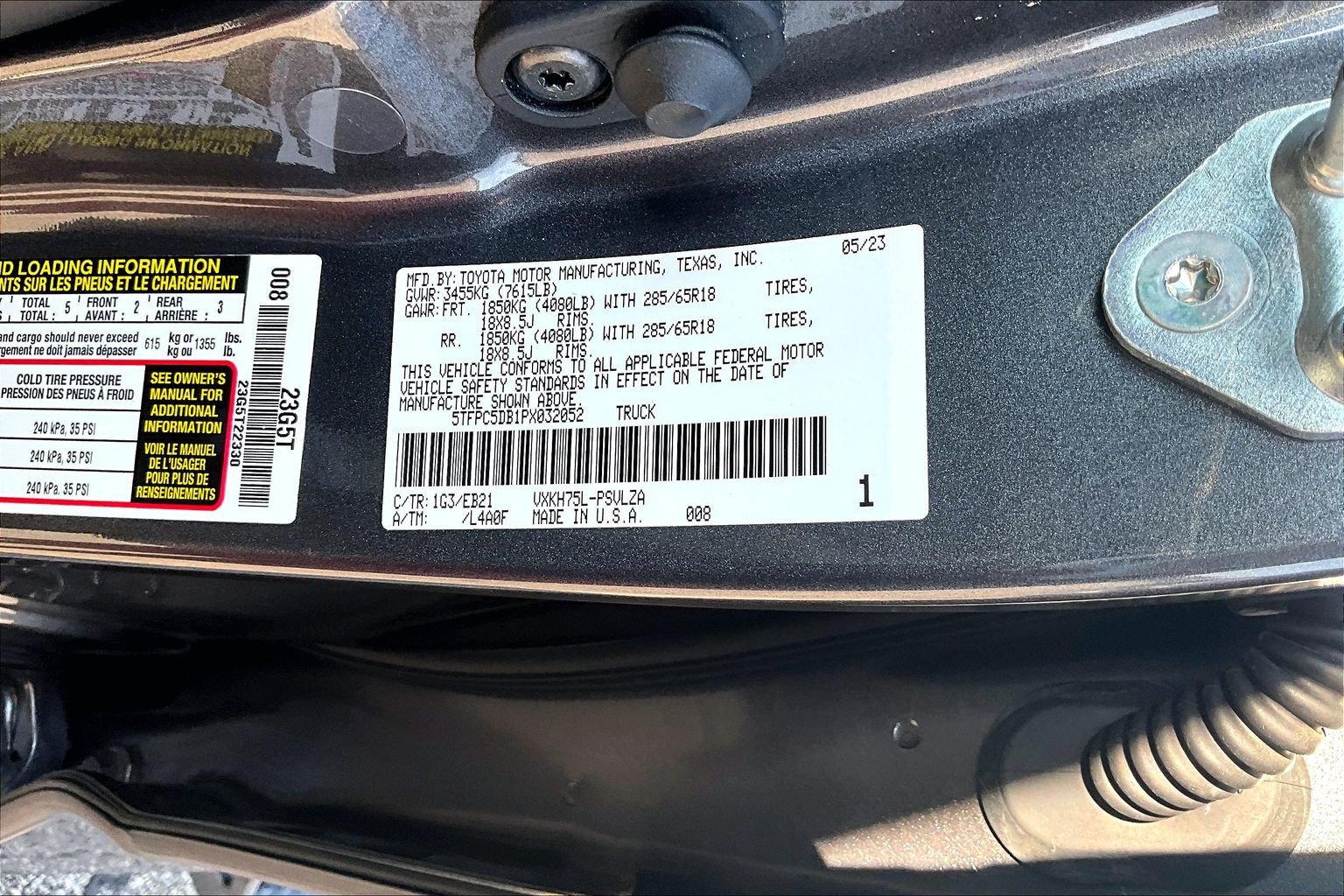 Used 2023 Toyota Tundra TRD Pro AWD/4WD image 5