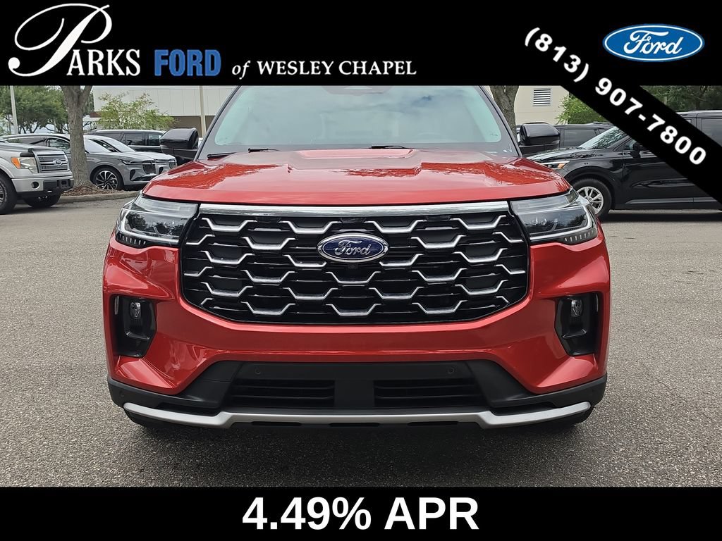 Certified 2025 Ford Explorer Platinum w/ Ultimate Package RWD image 3