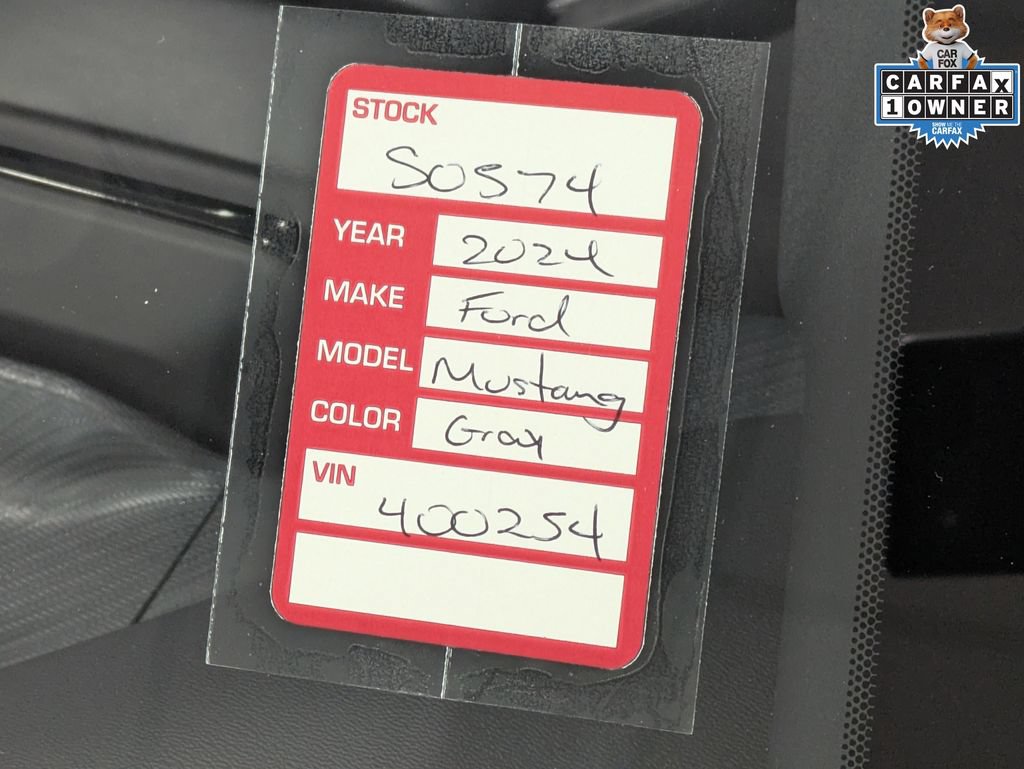 Certified 2024 Ford Mustang GT RWD image 33