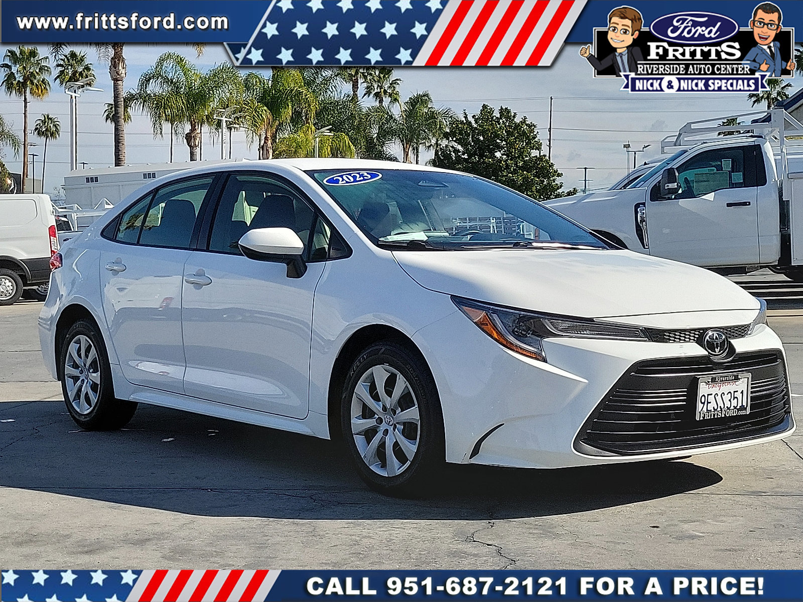 Used 2023 Toyota Corolla LE w/ Carpet Mat Package (TMS) image 3