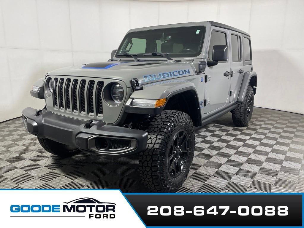 Used 2023 Jeep Wrangler Unlimited Rubicon 4xe w/ Steel Bumper Group AWD/4WD image 4