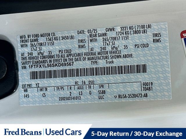 Certified 2025 Ford F150 XL image 32