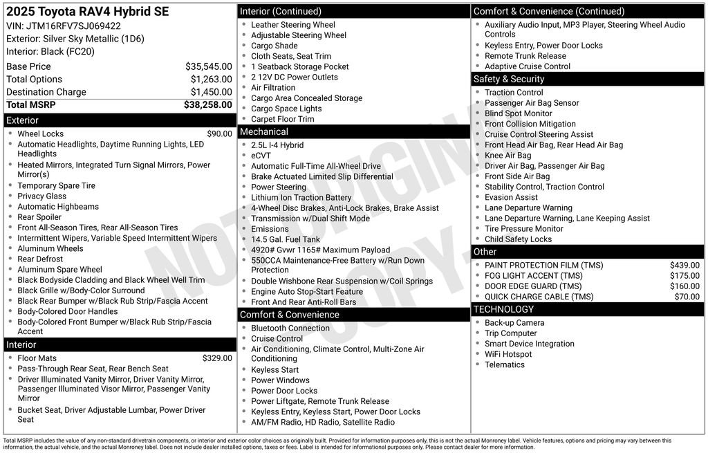 Used 2025 Toyota RAV4 SE image 3