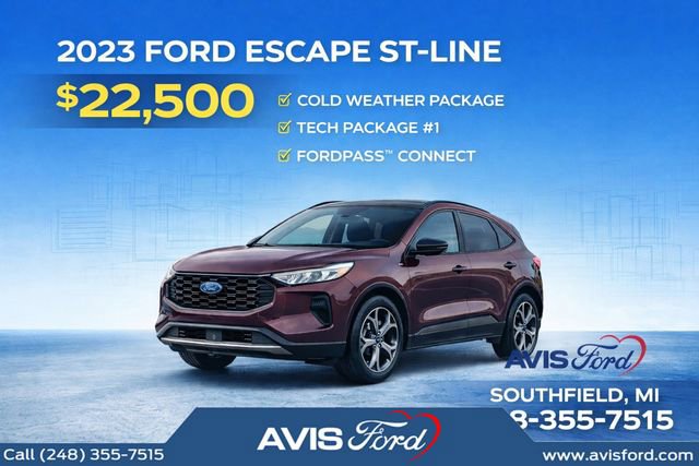 Certified 2023 Ford Escape ST-Line w/ Tech Pack #1