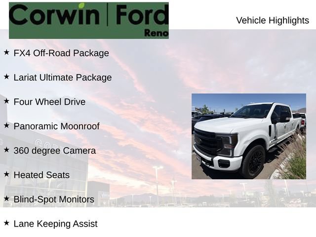 Certified 2022 Ford F350 Lariat w/ Black Appearance Package AWD/4WD image 6