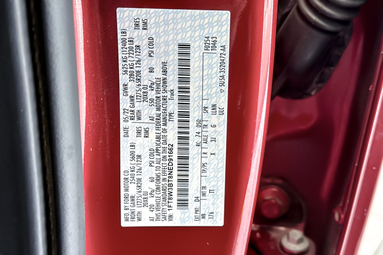 Certified 2022 Ford F350 Limited AWD/4WD image 28