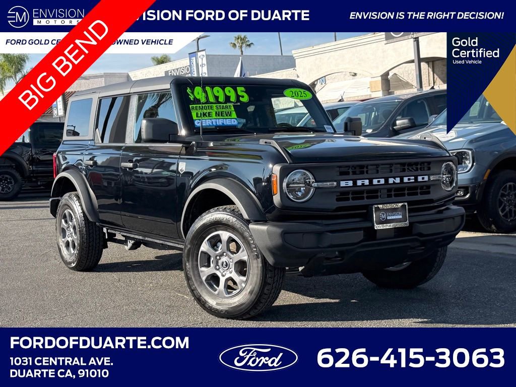 Certified 2025 Ford Bronco Big Bend