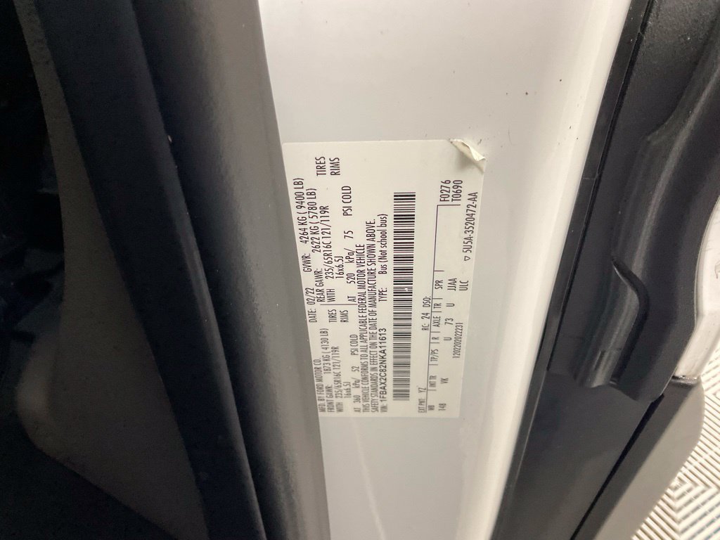 Certified 2022 Ford Transit 350 XL RWD image 30