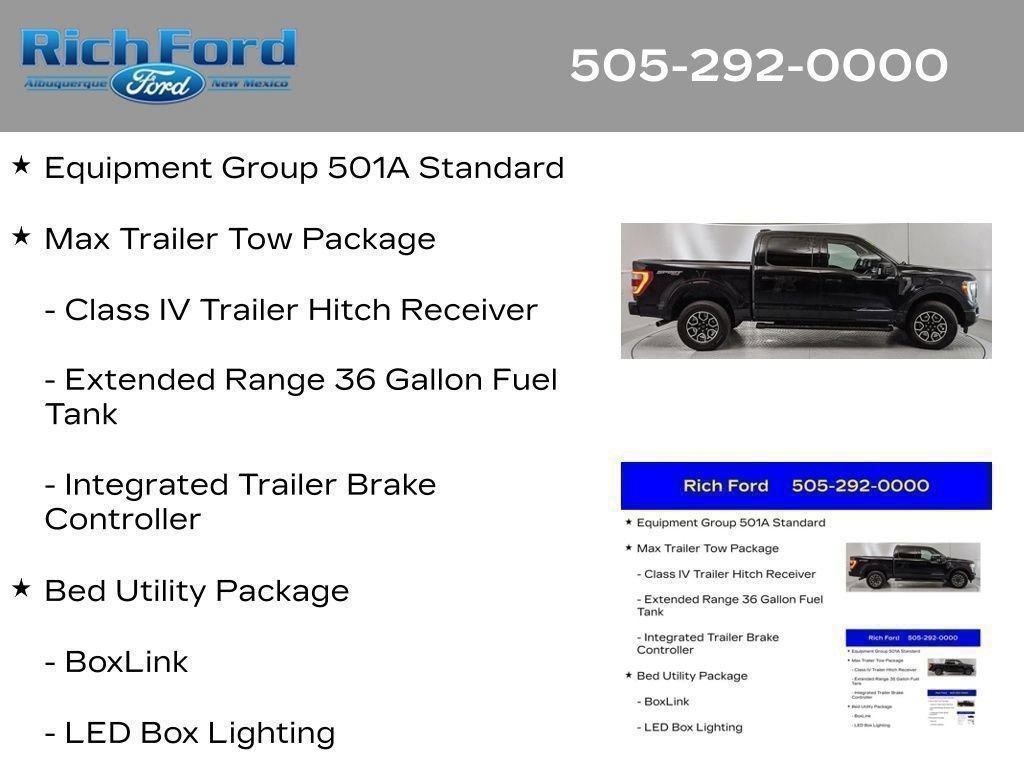 Certified 2023 Ford F150 Lariat w/ Max Trailer Tow Package AWD/4WD image 13