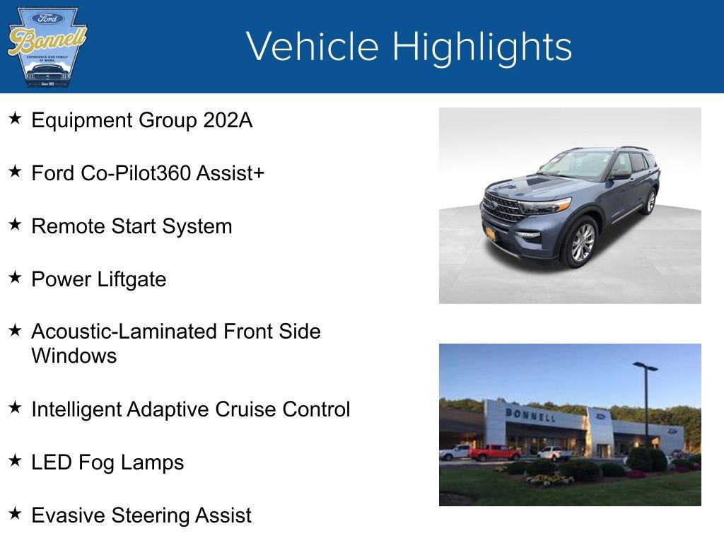 Certified 2021 Ford Explorer XLT w/ Equipment Group 202A image 9