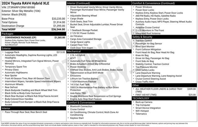 Used 2024 Toyota RAV4 XLE w/ Convenience Package image 19